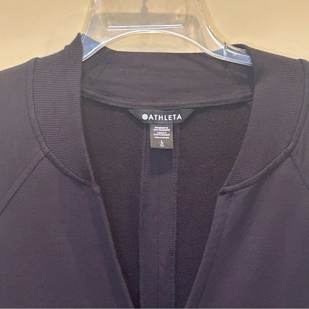 Athleta Black Short Sleeve Romper - Picture 7 of 9